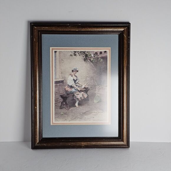 Daniel Hernandez 'Mes Colombes' Pro Framed Print 14"x11" Wall Art Home Decor - Picture 2 of 8